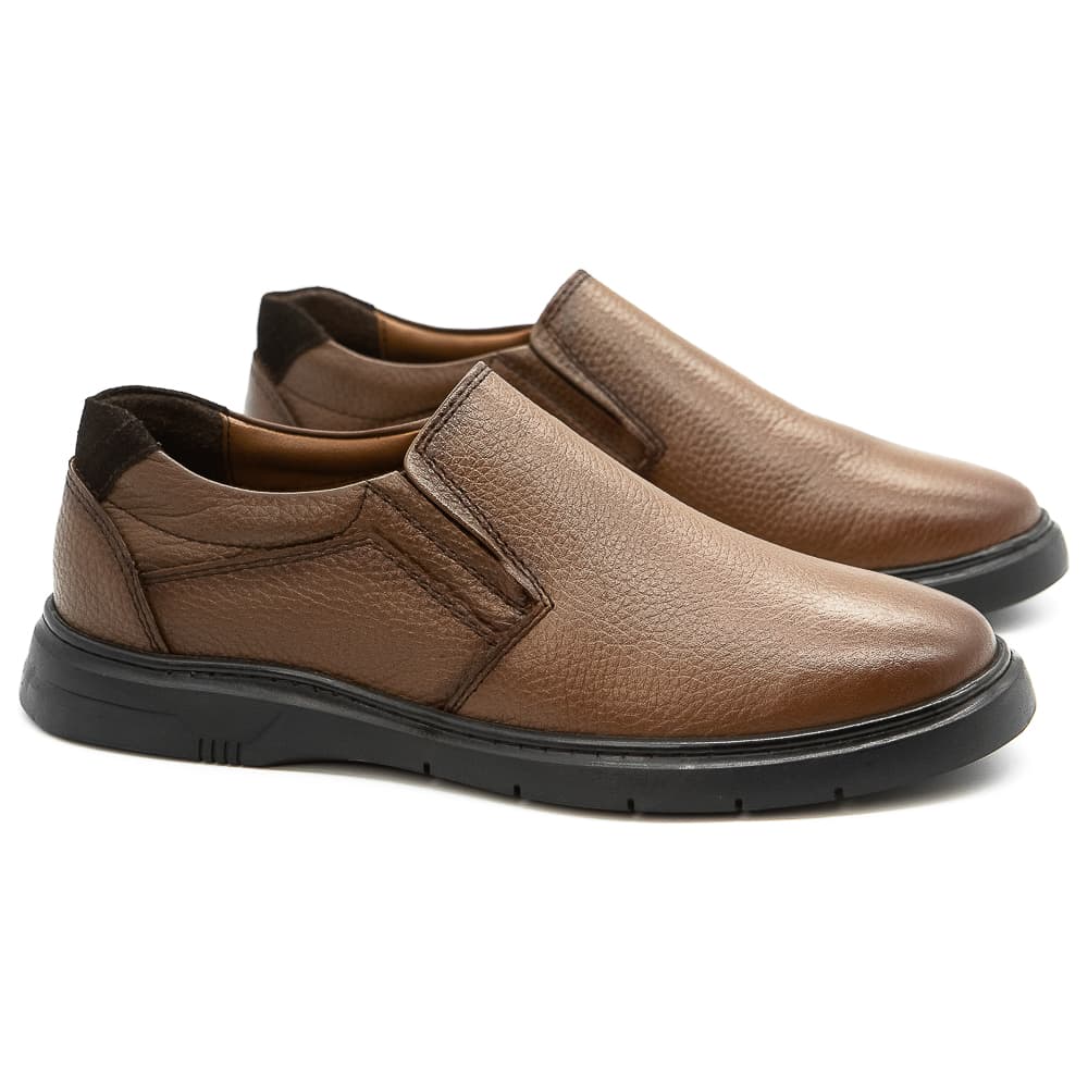 حذاء كاجوال جلد طبيعي طبي بنص — صورة 6